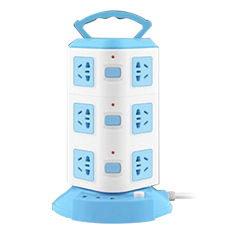 Power Strip Tower Type Multifunctional Socket Outlet Overload Protection Portable