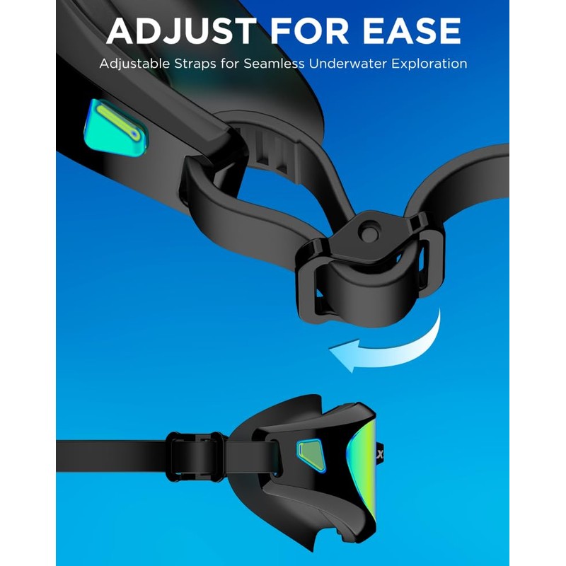 XDX Swim Goggles with Swim Cap Anti-Fog Pool Goggles with