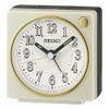 Seiko Fuji II Bedroom Alarm Clock, Pearl White