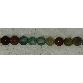 Unbranded Genuine natural Fancy Jasper  2mm 11/0 Natural Seed Beads 16" Strand 180 beads