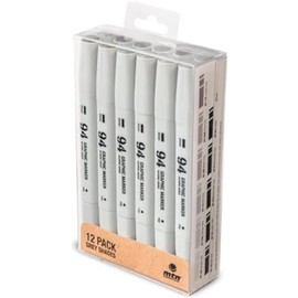 Montana Colors MTN 94 Graphic Marker Pack 12 Grey