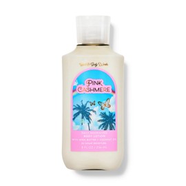PINK CASHMERE Bath and Body Daily Nourishing Body Lotion with shea butter + coconut oil 24 hour moisture 8 fl oz / 236 ml pink jasmine, cashmere musk, creamy sandalwood and white amber