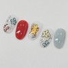 Happy Bunny Handmade Nail Tips - Almond Short / 해피버니