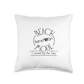 Coastal Treasures Carmel by The Sea Bare Foot and Beach Mode Throw Pillow, 16x16, Multicolor