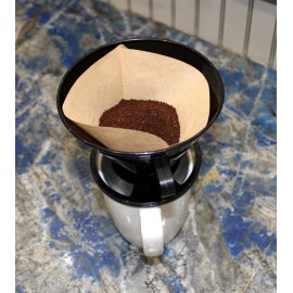 cups Single Cup Pour Over Coffee Dripper #2 Cone, BPA-Free, Portable Brewer + Scoop
