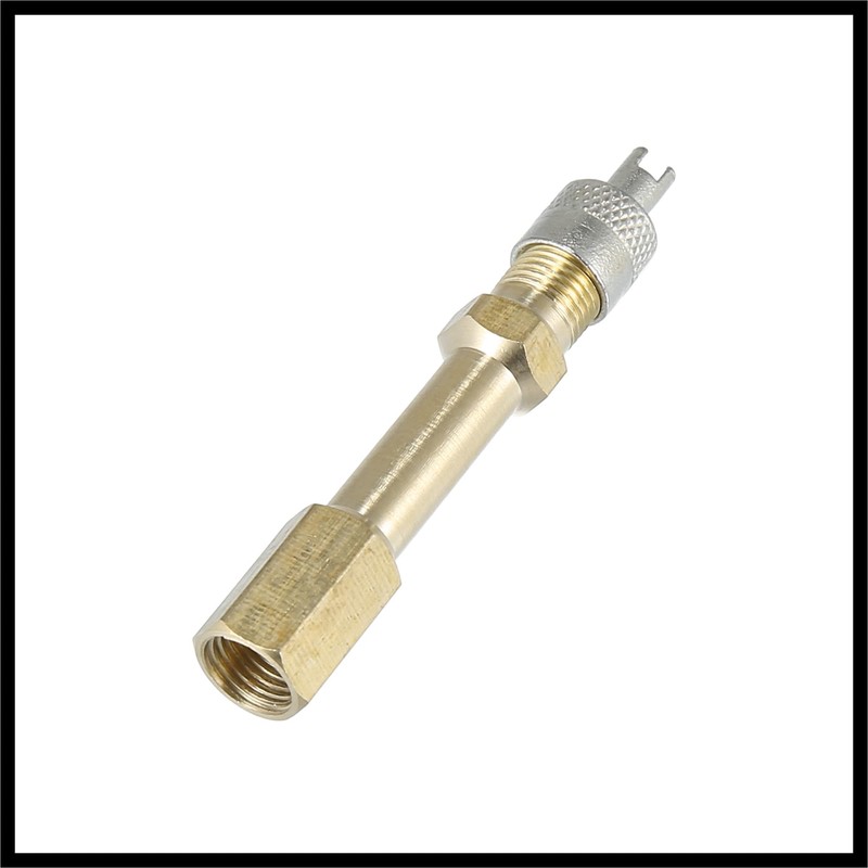 Hihaha 2pcs 50mm/1.97" Auto Tire Valve Stem Air Inflation Extension