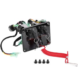 6K1-82570-08-00 6K1-82570-11-00 6K1-82570-12-00 Ignition Key Switch Panel Fit for Yamaha Outboard Dual Twin Engine Remote Control