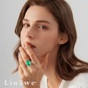 Linawe Women's Rings, False Diamond Moissanite Ring, Adjustable, Large Finger