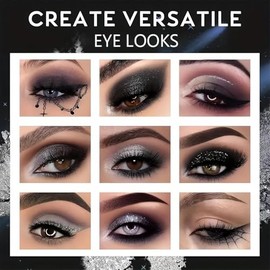 Paletas de Sombras de Ojos 9 Coloridas Maquillaje de Halloween                                                                                        