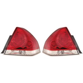 For Chevy Impala Limited Tail Light Assembly 2014 2015 2016 Driver and Passenger Side Pair CAPA Certified GM2800193, GM2801193 | 25971597, 25971598, 15873298