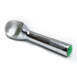 Zeroll Original Ice Cream Scoop Unique Liquid Filled Heat Conductive Handle Simple One Piece Aluminum Design Easy Release Made in USA, 2.5-Ounce, Silver