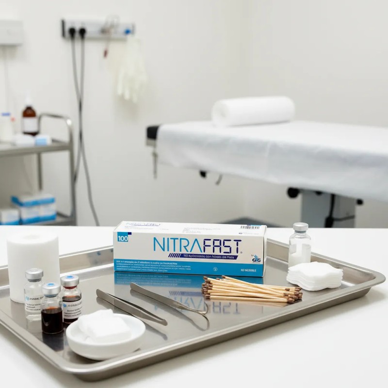 Nitrafast 100 Aplicadores Nitrato De Plata Epistaxis Estoma