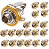 RUNCCI-YUN 6,35mm 1/4 Inch Female Guitar Input Jack, 6,35mm TRS