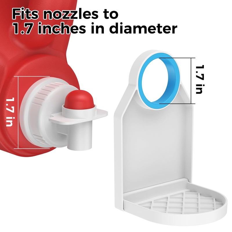 KMOUANTS Laundry Detergent dispenser Cup Holder,Nozzle Upgraded Labor-Saving Switch Easily