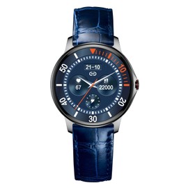 HOAIYO Smart Watches for Women (Call Receive/Dial), 1.32" Smartwatch with Heart Rate Sleep Calories Counter, IP68 Waterproof Fitness Watch for Android iOS Phones (Blue Leather-Z, 1.32")