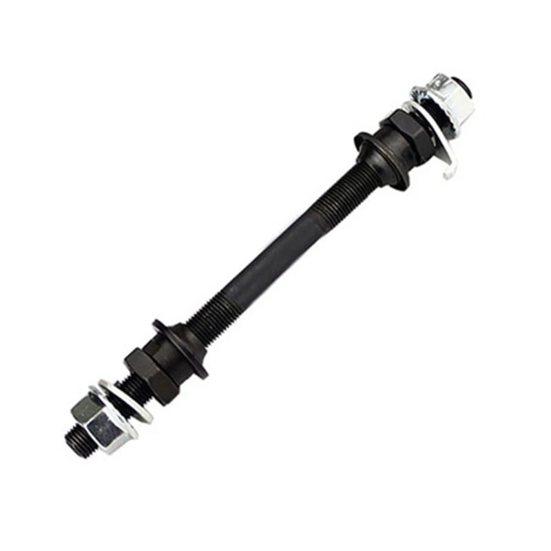 Bike Wheel Hub Axle Solid Spindle Shaft Lever Front Rear