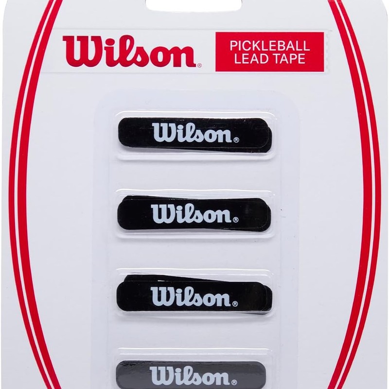 Wilson Pickleball Paddle Lead Tape, Black Adhesive Weight Tape for