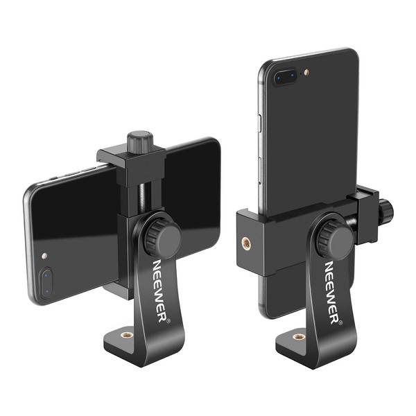 Neewer Smartphone Holder Vertical Bracket with 1/4" Tripod Mount Phone