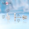 Limerencia G23 Titanium Screw Back Earrings Hypoallergenic F136 Implant Grade