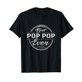 Vintage World's Best Pop Pop Grandpa Gifts T-shirt For Men T-Shirt