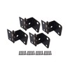 QCAA Durable Steel Semi-Concealed Hinge for Box, Chest & Cabinet,