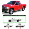 APS Running Boards 5in Black Compatible with Dodge Ram 1500