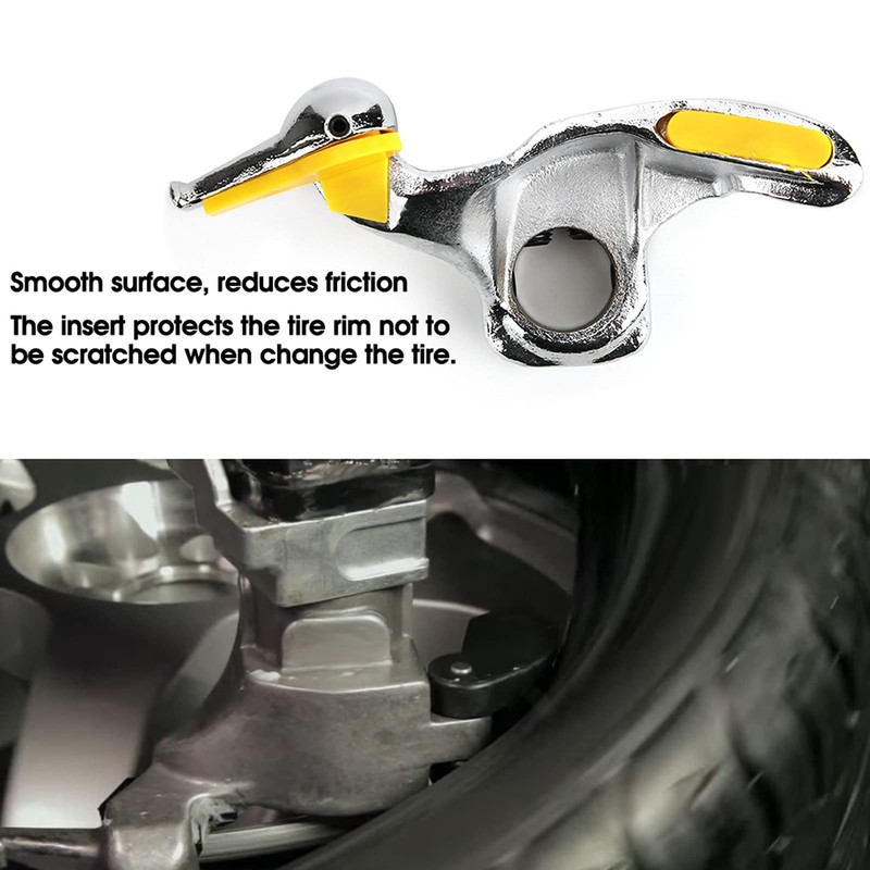Stainless Steel Tire Changer Mount Demount Duck Head with Protective