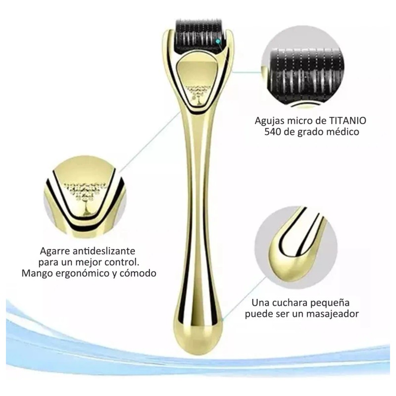 Derma Roller 0.25 Mm Facial Cabello O Rodillo Para Barba