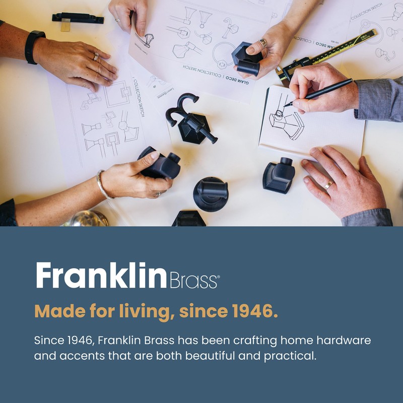 Franklin Brass Double Scroll (5-Pack) Coat and Hat Wall Hooks