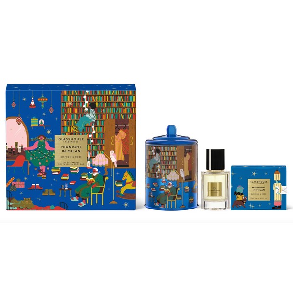 Glasshouse Fragrances MIDNIGHT IN MILAN Fragrance Trio Gift Set