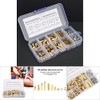 120pcs M4 Spacer Socket Brass Spacer Screw Nut Assortment