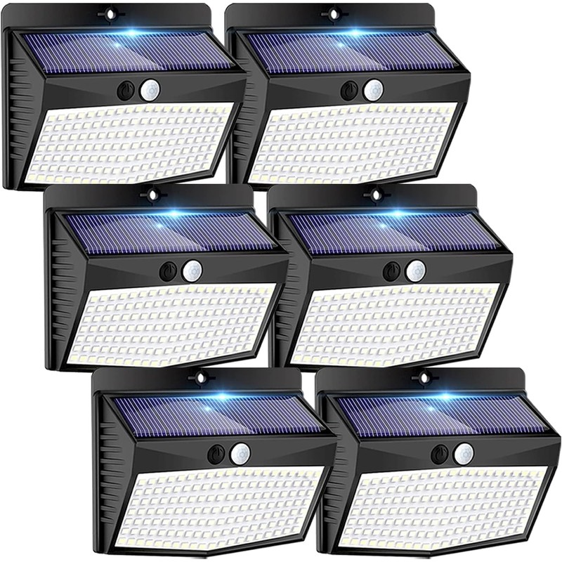 Peasur [6 Packs] Solar Lights Outdoor Motion Sensor Solar Security