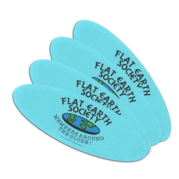 Flat Earth Society Members Around the Globe Funny Humor Double-Sided