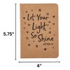 Let Your Light So Shine Notebook, Devotional Journal, Inspirational Gifts