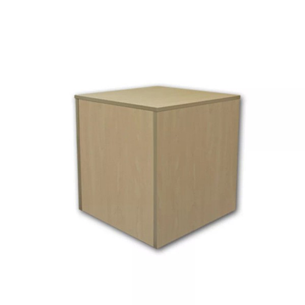 Unbranded Maple 18"x18" Knockdown Bases Pedestal Base Box Cube Display