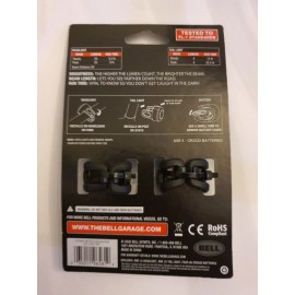 Bell Meteor 350 Silicone LED Bicycle Light Set Black