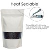 Rightpak Window Stand Up Pouches 100 Pieces 13cm x 21cm,