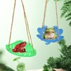 3-Pack Plastic Swing Toys for Terrariums – Suction Cup &