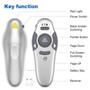 QUI Presentation Clicker Wireless Presenter Remote Clicker for PowerPoint Presentation