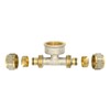 Pipetec Screw Fitting T Piece 16 x 2 mm 3/4