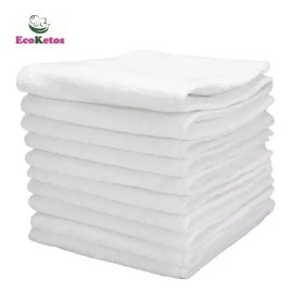 10 Insertos Premium Microfibra 4 Capas Pañales Ecologicos