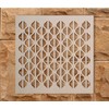 Lattice Panel with a Bead Rope Design MDF Home &