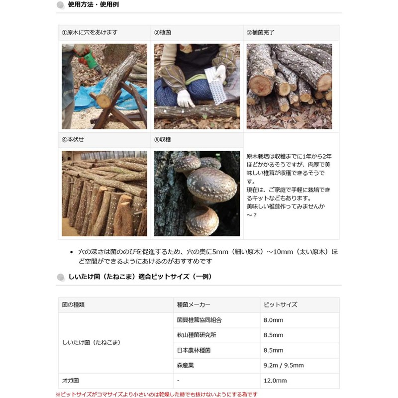 Star-M MCF003 Electric Drill Bit for Mushrooms, Electric Drill Bit,