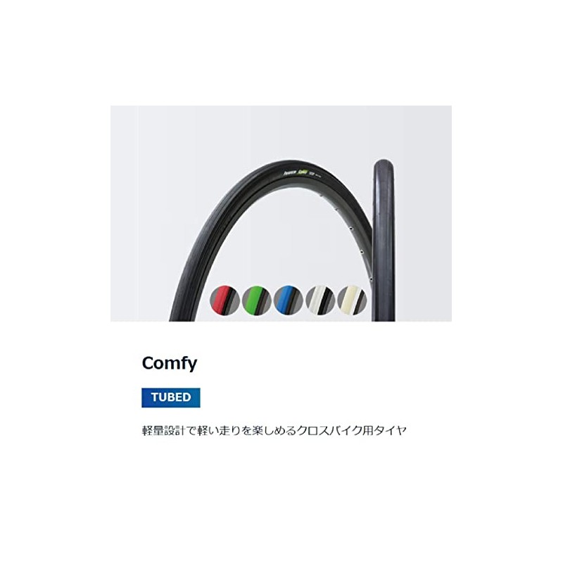 Panaracer F728-CMF-B-2P Confy, 2-Piece Set, 700 x 28C, Black, Clincher