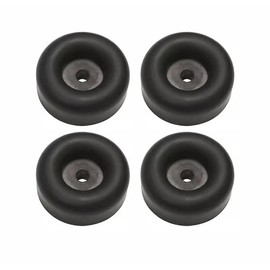 4 Pack Rubber Isolation Feet Pads Thick Rubber Washers,Round Rubber Bump Stops,Bumper Damping Pad,Vibration Damping Pads,2.5" Trailer Ramp Door Rubber Bumpers,Compatible with Truck Cargo Hatch