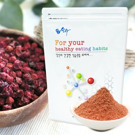 Domestic Schisandra chinensis powder 300g Sijandrin / 국산 오미자분말 가루 300g 시잔드린