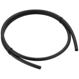 Kijima 105-0884 Motorcycle, Motorcycle Parts, Oil-Resistant Rubber Hose, Gasoline Compatible, Oil Resistant Temperature 222°F (100°C), Black, φ1.6 x 3.1 ft (4.0 x 8.0 x 1 m) Cut