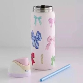 [Limited Drop] "Cherry Blossom" Owala 32oz FreeSip Bottle – Stylish Hydration with Leak-Resistant Cap, Great for Sports & Outdoor Adventures:_Girlhood