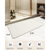 AMOAMI Stone-Bath-Mat, Ultra Absorbent Fast Drying Diatomaceous Earth, Non Slip