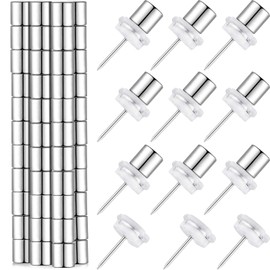 Outus Chinchetas Magnéticas Tachuelas Magnéticas Colgadores para Carteles y Fotografías Imanes con Chinchetas para Decoración de Pared Aulas Tablones de Anuncios